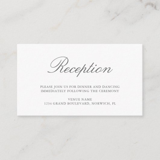 ユーカリ葉グ・グリーナリー・ウェディングレセプション エンクロージャーカード (正面)