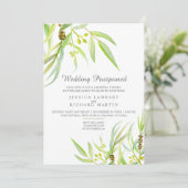 ユーカリ葉スの水の色が延期結婚された 招待状 (スタンド正面)