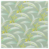 ユーカリ葉スの水絵画色の芸術 ファブリック (クローズアップ)