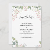 ユーカリ葉スの花 招待状 (正面)