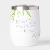 ユーカリ葉スウォーター・カラー・グリーンブライダルシャワー (正面)