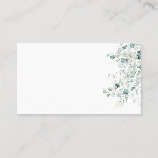 ユーカリ葉スキスゲームカード数 プレイスカード (裏面)