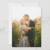 ユーカリ葉スグリーンウォーター結婚式招待状 招待状 (裏面)