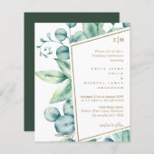 ユーカリ葉スナチュラルグ結婚リーズシック (正面/裏面)