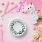 ユーカリ葉スボタ結婚ニカル ペーパーボウル (パーティー)