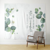 ユーカリ葉ス多肉写真ブース タペストリー (インサイチュ(横))