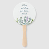 ユーカリ葉ス結婚のファンの写真nことわざ ハンドファン (裏面)