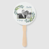 ユーカリ葉ス結婚のファンの写真nことわざ ハンドファン (正面)