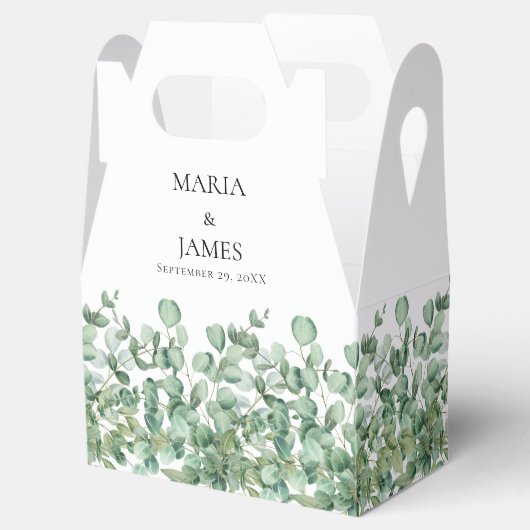 ユーカリ葉ス結婚の フェイバーボックス (オープン)