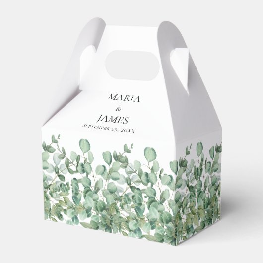 ユーカリ葉ス結婚の フェイバーボックス (正面サイド)