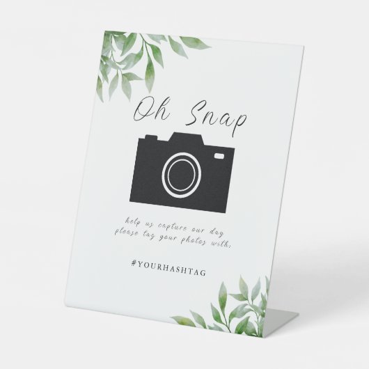 ユーカリ葉ス結婚の 台座サイン (正面)