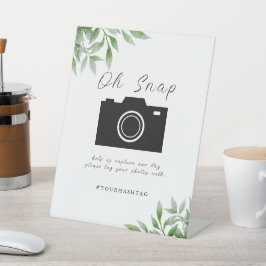 ユーカリ葉ス結婚の 台座サイン