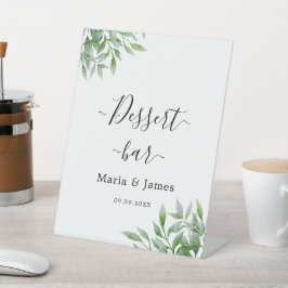 ユーカリ葉ス結婚の 台座サイン