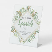 ユーカリ葉ス結婚の 台座サイン (正面)