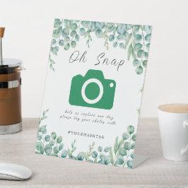 ユーカリ葉ス結婚の 台座サイン