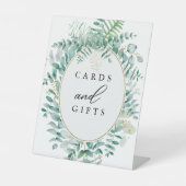 ユーカリ葉ス結婚の 台座サイン (正面)