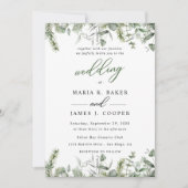 ユーカリ葉ス結婚の 招待状 (正面)