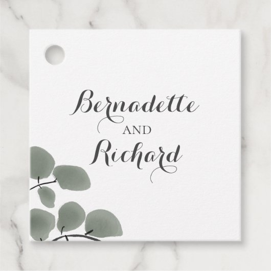 ユーカリ葉テーマ フェイバータグ (正面)