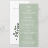 ユーカリ葉テーマ メニュー (正面/裏面)