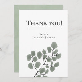 ユーカリ葉テーマ 招待状