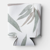 ユーカリ葉パターン 缶クーラー (正面)