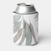 ユーカリ葉パターン 缶クーラー (缶裏面)