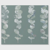 ユーカリ葉パッピング紙 ラッピングペーパー (フラット)