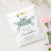 ユーカリ葉ブライダルシャワーサンキュー フェイバーバッグ (封をした状態)