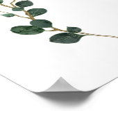 ユーカリ葉ボスレディやる気を起こさせる引用文ポス ポスター (角)