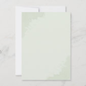 ユーカリ葉ランド熊ボーイズベイビーシャワー 招待状 (裏面)