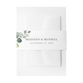 ユーカリ葉植物樹生園 招待状ベリーバンド