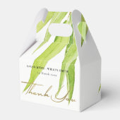 ユーカリ葉水色の葉モノグラム フェイバーボックス (裏面サイド)