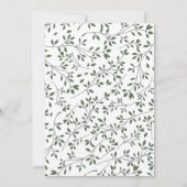 ユーカリ葉確認招待状 招待状 (裏面)