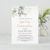 ユーカリ葉金ゴールドクロスファースト 招待状 (スタンド正面)