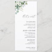 ユーカリ葉食べフローラスペット結婚の メニュー (正面)