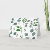 ユーカリ葉 カード (正面)