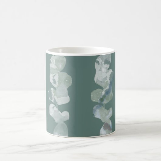 ユーカリ葉 コーヒーマグカップ (中央)