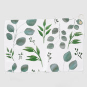 ユーカリ葉 ゴルフタオル (横)