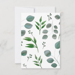 ユーカリ葉 サンキューカード