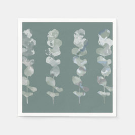 ユーカリ葉 スタンダードカクテルナプキン