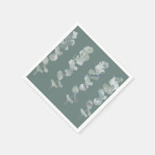 ユーカリ葉 スタンダードカクテルナプキン (角)