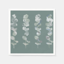 ユーカリ葉 スタンダードカクテルナプキン