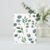 ユーカリ葉 ポストカード (スタンド正面)