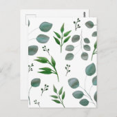 ユーカリ葉 ポストカード (正面/裏面)