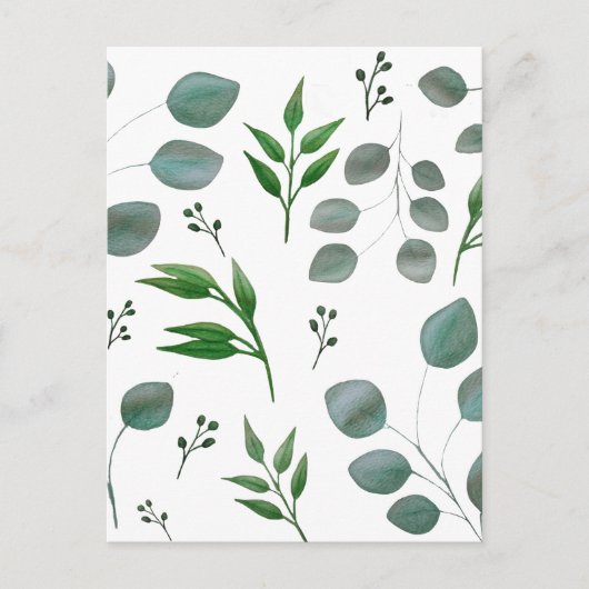 ユーカリ葉 ポストカード (正面)
