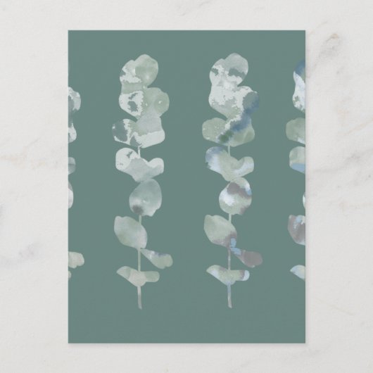 ユーカリ葉 ポストカード (正面)