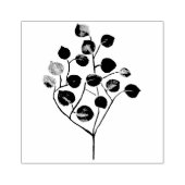 ユーカリ葉 ラバースタンプ (インプリント)