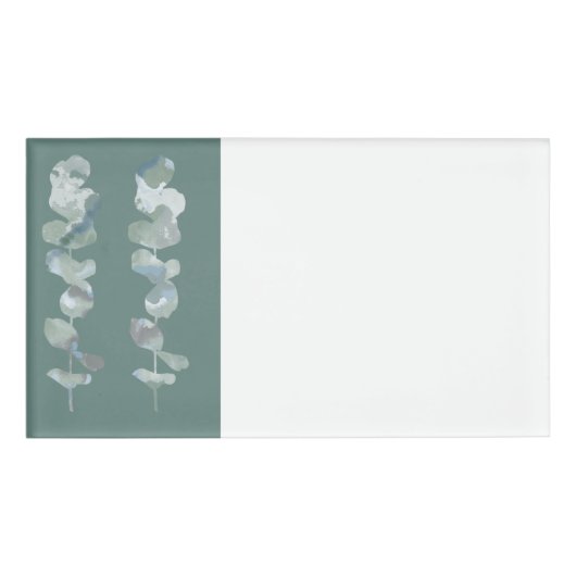 ユーカリ葉 名札 (正面)