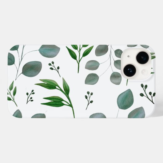 ユーカリ葉 Case-Mate iPhoneケース (裏面 (横))
