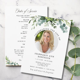 ユーカリ葬儀メモリアル写真奉仕順 プログラム